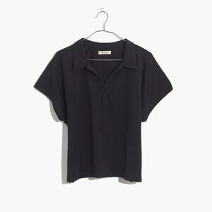 Madewell Boxy Polo Tee Size S
